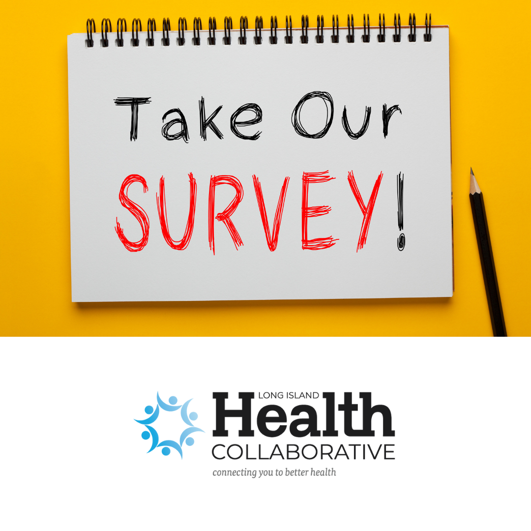 Take Our Survey Health Collaborative graphic image